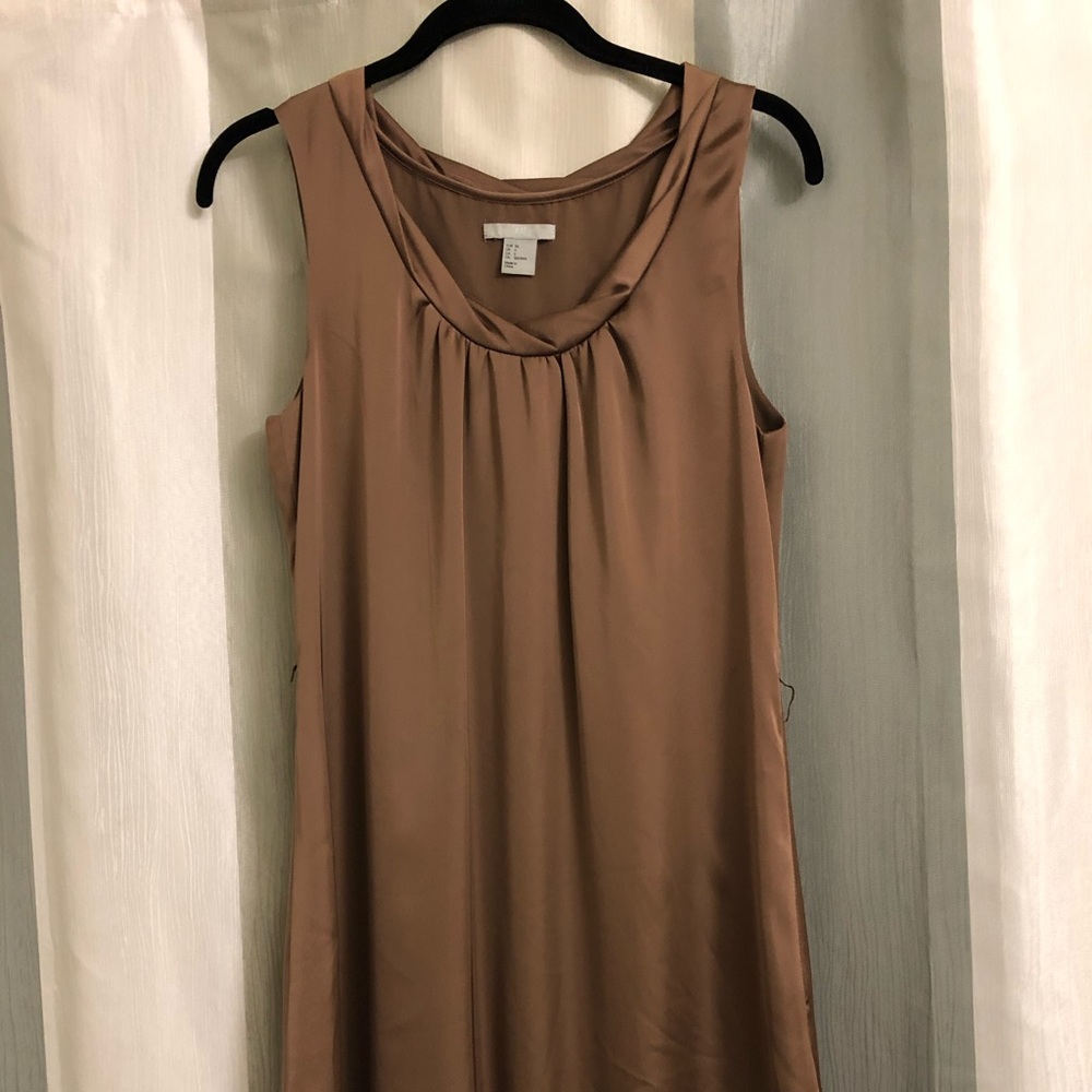 H&M brown bubble dress. Size 6.